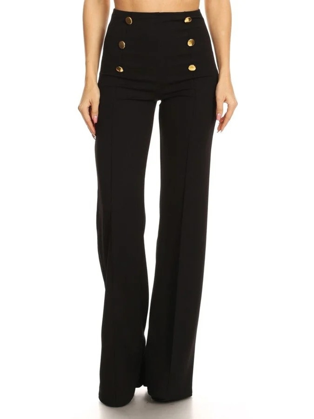 Nine West Black Nautical  Accent Trouser